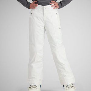 Obermeyer Brooke Ski Pants in White - SIZE TEEN L (14-16)
